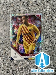 2022 Topps UEFA Champions Sergino Dest Speckle Parallel #111 FC Barcelona